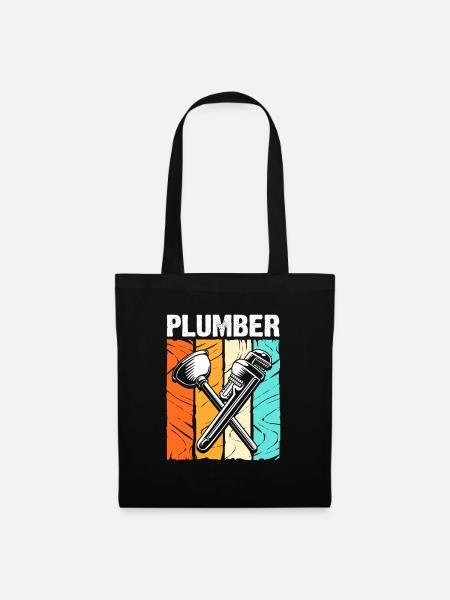 Klempner Installateur - Stoffbeutel - Schwarz