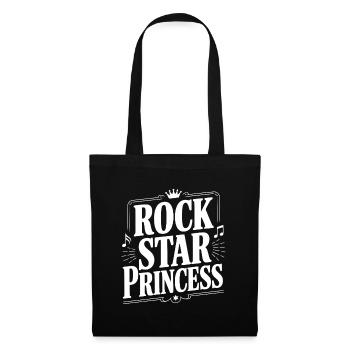 Princesse Rock Star - Sac en tissu - noir - Devant