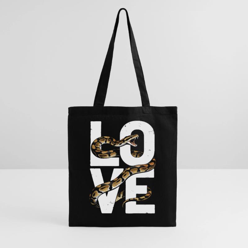 Königspython Schlangen LOVE Terrarium Python Stoffbeutel