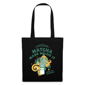 Le matcha de cuisine de Kyoto m’a fait le faire thé vert - Sac en tissu - noir - Devant