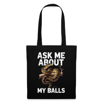 King Python Snakes Lover Terrarium Python - Tote Bag - black - Front