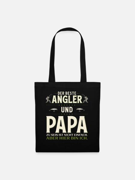 01_Papa - Stoffbeutel - Schwarz
