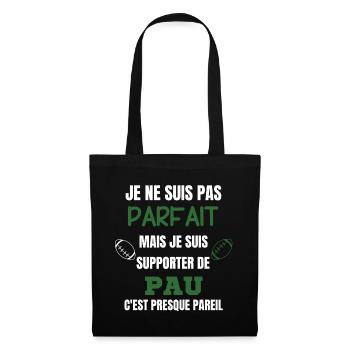 Supporter Pau Humour Rugby - Sac en tissu - noir - Devant