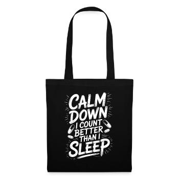 Retail Pharmacist Calm Down I Medication Expert - Stoffbeutel - Schwarz - Vorne