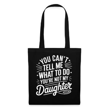 You can't tell me - Tote Bag - black - Front