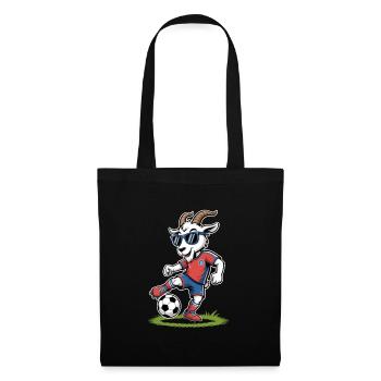 Z Soccer Goat With Sunglasses - Tote Bag - black - Front