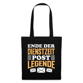 Postman END OF SERVICE POSTAL LEGEND - Tote Bag - black - Front