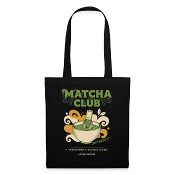 Matcha Club Just Whisk It Green Tea Matcha Latte - Stoffbeutel - Schwarz - Vorne