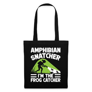Frog Catcher Amphibian Snatcher Frog - Stoffbeutel - Schwarz - Vorne