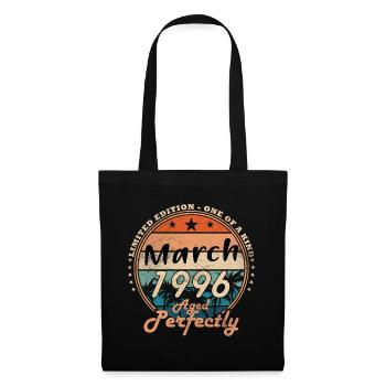Birthday March 1996 - Tote Bag - black - Front