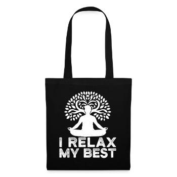 Pilates Enthusiasts I Relax My Best Pilates - Tote Bag - black - Front