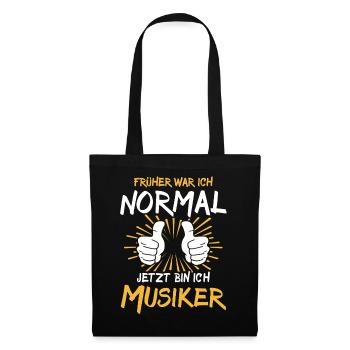 Musician Saying - Tote Bag - black - Front