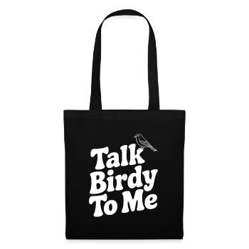 Parle à Birdy To Me - Sac en tissu - noir - Devant