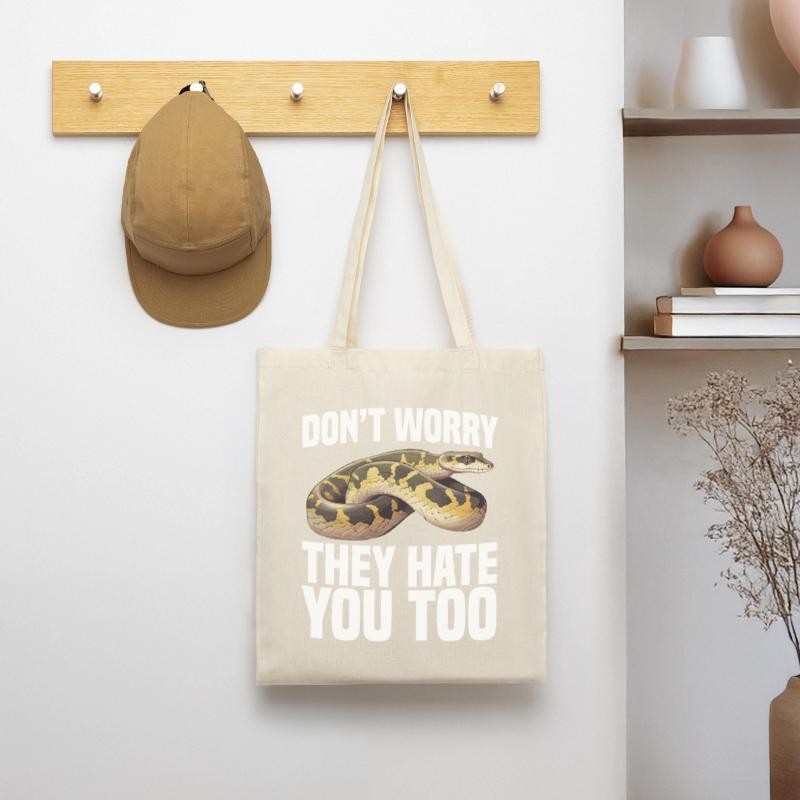  Python Owner Snake Terrarium Reptile Hide Burmese Tote Bag