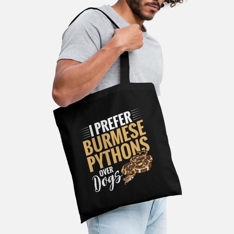  Burmese Python Stuff Reptile Foos Snake Owner Tote Bag