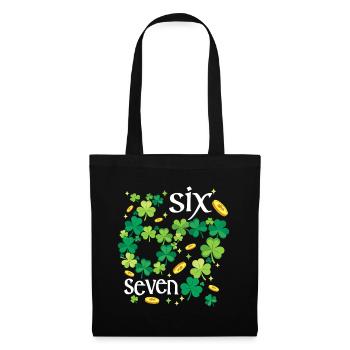 Ireland Irish Shamrock St. Patricks Day 6 7 Memes - Tote Bag - black - Front