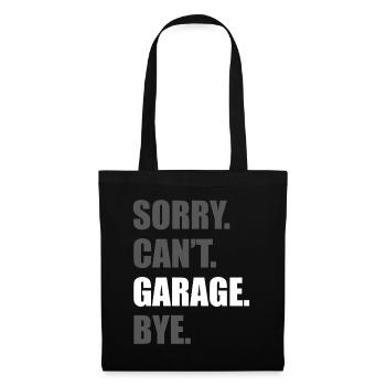 Désolé, je ne peux pas faire le garage Amoureux de voitures mec mécanicien - Sac en tissu - noir - Devant