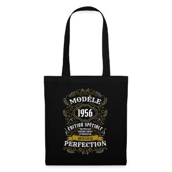 MODELE4Model 1956 Sonderedition bis zum P gealtert - Stoffbeutel - Schwarz - Vorne