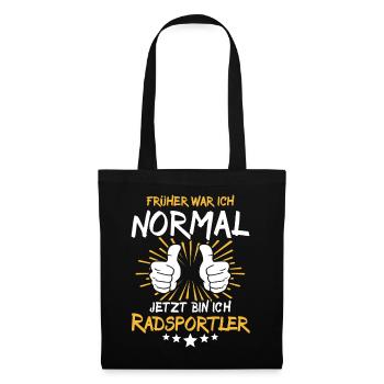 Cyclist Saying - Tote Bag - black - Front