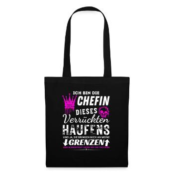 Chefin dieses Verrückten Haufens Chefin Geschenke - Sac en tissu - noir - Devant