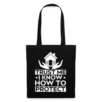 Agent d’assurance costume Trust Me Medicare - Sac en tissu - noir - Devant