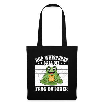 Frog Catcher Hop Whisperer Call Me Frog - Tote Bag - black - Front