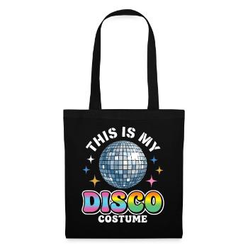 Voici mon costume disco boule disco - Sac en tissu - noir - Devant