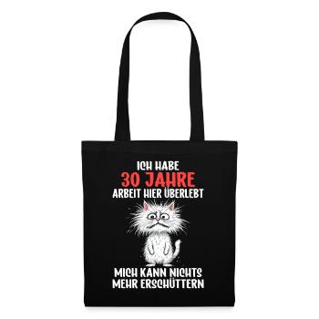 30 Year Company Anniversary Service Anniversary Work - Tote Bag - black - Front