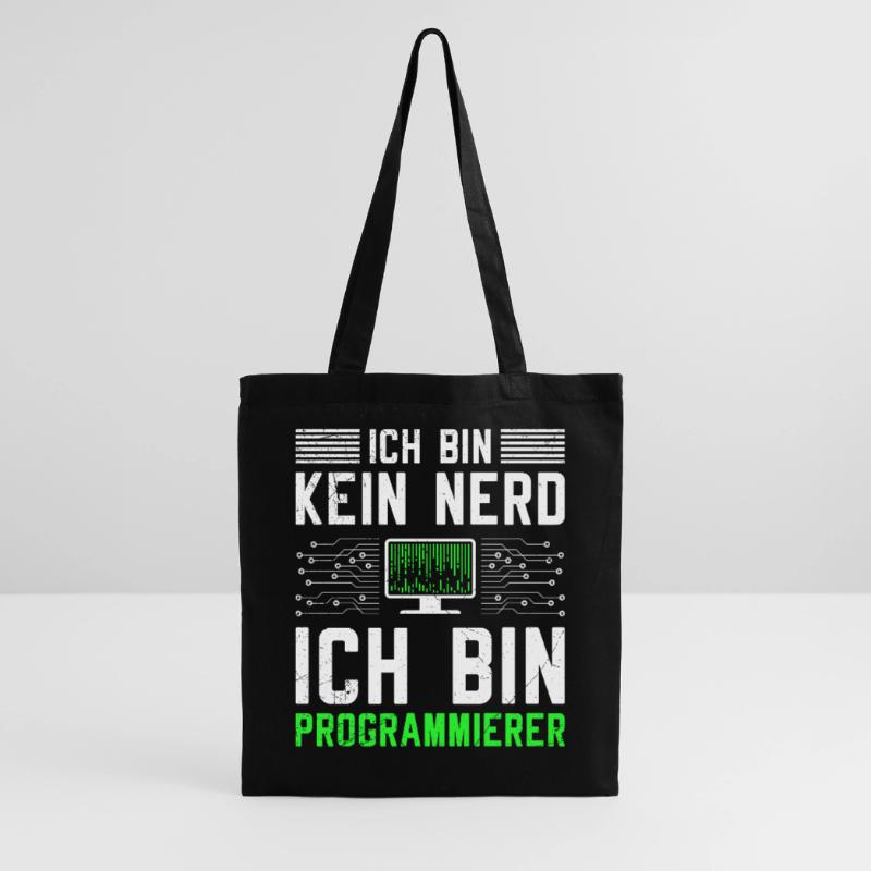 Computer ICH BIN KEIN NERD ICH BIN PROGRAMMIERER Stoffbeutel