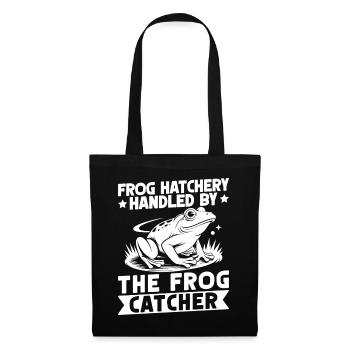 Frog Catcher Frog Hatchery Handled By Frog - Stoffbeutel - Schwarz - Vorne