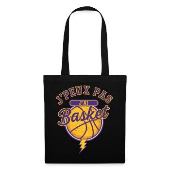 I can't I have Basketball - Tote Bag - black - Front