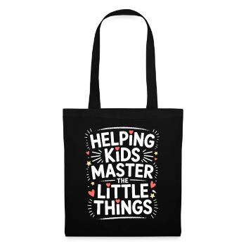 Pediatric OT Helping Kids Master School Based OT - Tote Bag - black - Front