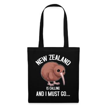 New Zealand Is Calling and I Must Go - Tote Bag - black - Front