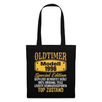 Modèle de voiture classique pour le 30e anniversaire 1996 - Sac en tissu - noir - Devant