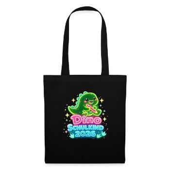 Inscription scolaire Dino Schoolchild 2026 - Sac en tissu - noir - Devant