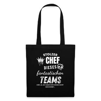 Stolzer Chef des fantastischen Teams Chef Geschenk - Tote Bag - black - Front