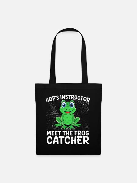 Frog Catcher Hop´s Instructor Frog - Stoffbeutel - Schwarz