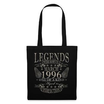 Birthday March 1996 - Tote Bag - black - Front