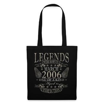 20e anniversaire mars 2006 - Sac en tissu - noir - Devant