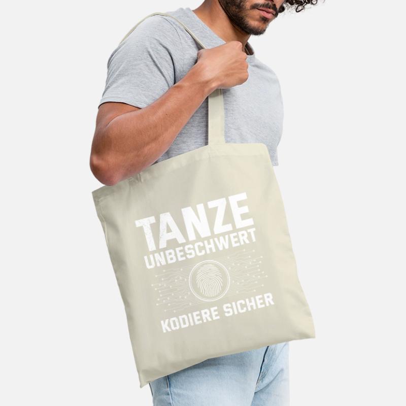 Codeur scientifique DANSE SANS SOUCI, CODE EN TOUTE SÉCURITÉ Sac en tissu
