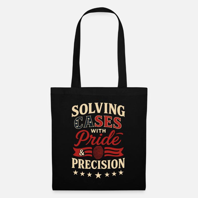 Fierté et précision de l’infirmière praticienne médico-légale - Sac en tissu - noir