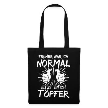 potier - Sac en tissu - noir - Devant