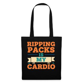 Ripping Packs est mon collectionneur de cartes à collectionner cardio - Sac en tissu - noir - Devant