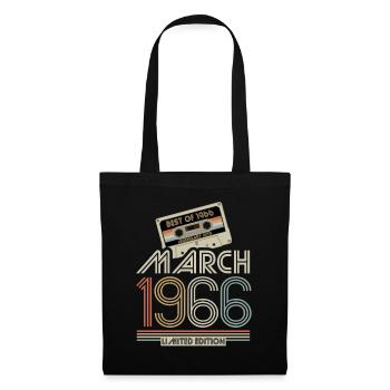 Best of March 1966 Kassette | Limited Edition - Stoffbeutel - Schwarz - Vorne