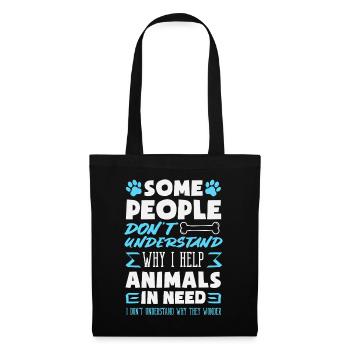 Animal Rescue Animal Shelter Foster Family Adoption - Tote Bag - black - Front