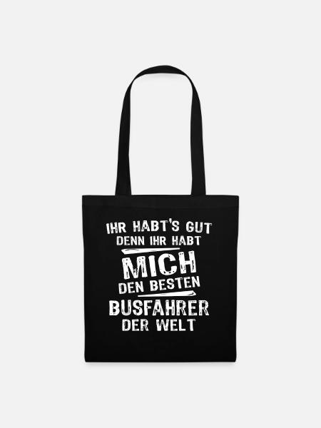 Busfahrer - Stoffbeutel - Schwarz