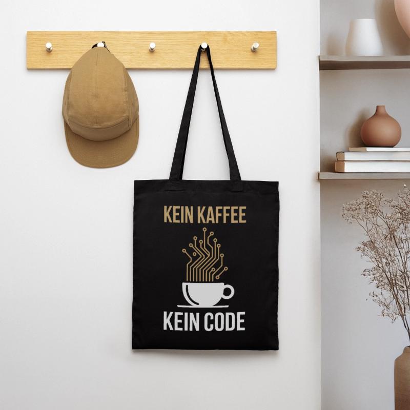 No Coffee No Code Programmeur Informaticien Sac en tissu