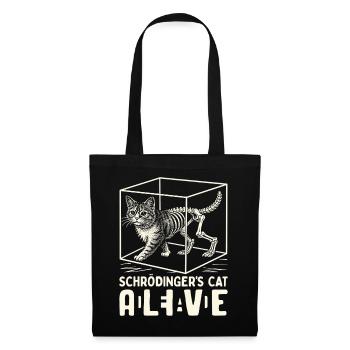 Schrödinger's Cat Dead And Alive - Tote Bag - black - Front