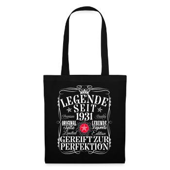 95th Birthday Man Woman 95 Years 1931 Decoration Funny - Tote Bag - black - Front