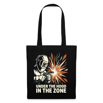 Conception Spark Focus du casque de soudeur - Sac en tissu - noir - Devant